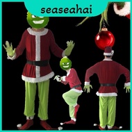 Be The Ultimate Grinch With This Cosplay Costume Set For Halloween