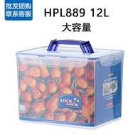 Lock & Lock Fresh-keeping Box 12L Plastic Lunch Box Kitchen Food Grade Tidy-up Storage Box with Hand