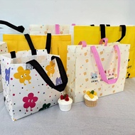 yi Storage Bag Handle Spun-Bond Fabric Coated With Cute Pattern Print It. Put All Items Over. Weight