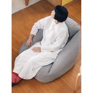 Japanese Inflatable Sofa Air Lazy Sofa Single Machine Washable Foldable Portable Recliner Camping Ai