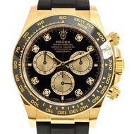 （現貨）全新25年全新 ROLEX ROLEX 勞力士 迪通拿 126518 DAYTONA 126518LN-0006 鑲鑽亮黑色 黑武士 金眼睛 G BLACK