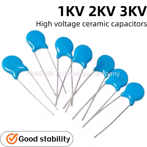 20PCS,3KV 2KV 1KV High voltage Ceramic Capacitor 102 30PF 47PF 56PF 100PF 220PF 1NF 2.2NF 3.3NF 4.7N