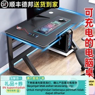 Get 7% coupon+ er Desk Desktop Home Rental Room Bedroom Room Student Dormitory Desk Learning E-Sport