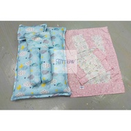 set tilam baby 100% kekabu + set sarung tilam