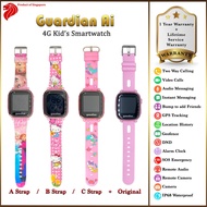 🇸🇬  Guardian Ai 4G Kids GPS Smart Watch Singapore Brand - Pink