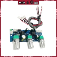 STA NE5532 2 1CH Auditory Preamp Board Low Pass Filter Circuit Subwoofer Control
