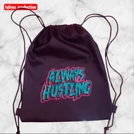 School Backpack Drawstring bag String bag unisex/ bag wrinkled string bag unisex