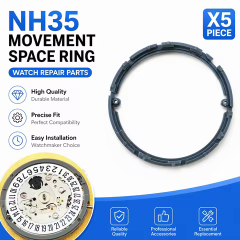 NH35 Spacer Ring NH70 Spacer Fits NH38 NH39 NH35 NH36 NH70 NH71 NH72 Watch Movement Fixed Watch Move