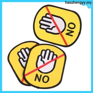 3 Pcs Dogs Beware of Sticker Leash Warning Patches for Pet Custom Stickers Sign Cat Name Don't haozh