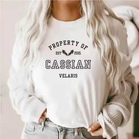ACOTAR Cassian Property Of the Batboys General Commander of the Night Court T-shirt Maasiverse Merch