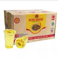 Minyak goreng Rose brand 1 dus 48 cup 220 ml