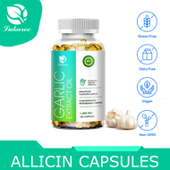 Odorless Garlic Capsules 1000mg For Heart &amp; Liver Health Blood Pressure Health Cholesterol Levels Immune System Support