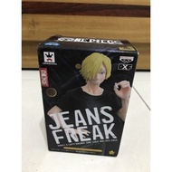 「快速出貨」 日版 金證 海賊王 DXF JEANS FREAK 斜字 牛仔褲 香吉士 遊藝場限定 異色 特別色 公仔