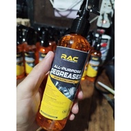 RAC ALL PURPOSE DEGREASER FOR BIKES, MOTORCYCLE AND CARS 250ml NOW WITH FREE MICROFIBER TOWEL