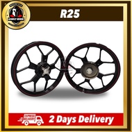 SPORT RIM Y15ZR LC135 CUTTING R25 X1R BLACK+RED BLUE+WHITE BLUE GOLD Y15Z Y15 15Z 15ZR LC L135LC LC135 WHEELS