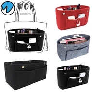 WON Handbag Insert Bag Soft Travel Bag Insert Organizer Inner Bag
