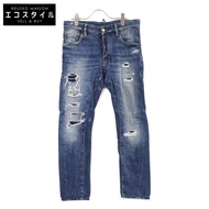 Dsquared2 S74LA0896 靛藍色牛仔機車牛仔褲，44碼 [二手]