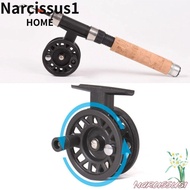 NARCISSUS Fly Ice Sea Fish Wheel, Right/Left Hand Light Plastic Body Ice Fishing Reel, 50/60/70mm Fi