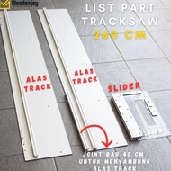 TRACKSAW 130 cm 1.3 Meter 260 cm 2.6 Meter WOODENJOY UNIVERSAL CIRCULAR SAW JOINTER DIY ALAS GERGAJI