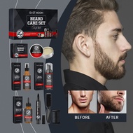 Beard Growth Kit,Enhancer Beard Oil Spray,Beard Kit Beard Growth Oil with Massager for Spot/Patchy B