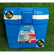 Cooler Box Uni Ice Durable Outdoor Thick Insulation With Lock And Handle (blue only)