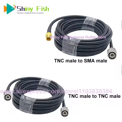 TNC to SMA/TNC Male Connector Extension Coaxial Cable for RTK GNSS Antenna BT-160 BT-290 BT-300S BT-