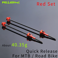 Risk Titanium Ultra Light Road Bike Quick Release Skewer 40.35g / Pair