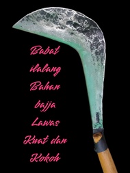 Sabit alat babat ilalang & rumput liar baja murni