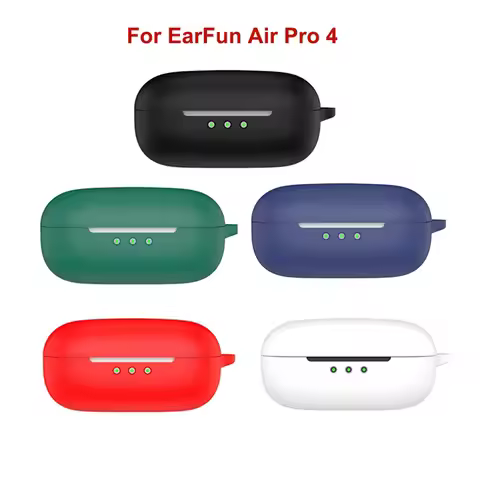 For EarFun Air Pro 4 Earphone Cover Wireless Earbuds Silicone Shell Housing Flexible Case Waterproof