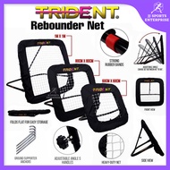 Trident Rebounder Net Reaction Jaring Melantun Premium Quality Steel For Training Football Soccer Ho