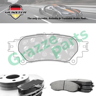 Münster Disc Brake Pad Rear for Lexus IS250 GSE20 XE20 2.5 2005-2013 GS250 GS250 F Sport L10 2.5 3.5