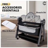 Crolla Zenn Baby Automatic Swing Baby Bed Swing Crib Jet Black Newborn to 9 Kgs