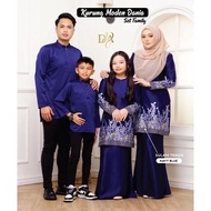 BAJU KURUNG MODEN SULAM KURTA COTTON BAJU RAYA DANIAR SEDONDON IBU ANAK BUDAK KIDS MAROON BABY BLUE 