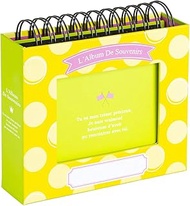 Nakabayashi A-FTPC-103-Y Photo Trunk Frame Case Album, L Size, 1 Tier, 60 Sheets, Pocket Album, Yell