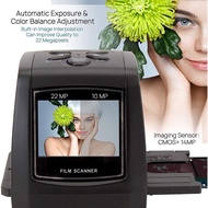 My Stock)2.36 Inch 35/135mm Film Scanner Film Negative Slide Scanning With  LCD Screen Portable Scan