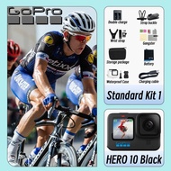 GoPro HERO10 Black 原廠運動相機，5.3K 高清，GP2 晶片，23MP 高清，適用於騎乘影片拍攝，相容於頭盔和 GoPro 運動相機。