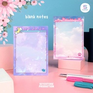 A6 Aesthetic Blank Notes 30 Sheets
