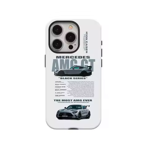 Cool sliver car Phone Case suitable for iPhone16ProMax 15 14 14 12mini 7Plus XR 2in1 tough glossy ca