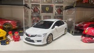 全新 1/18 Otto Honda Civic Type R FD2 mugen