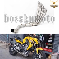 Honda CBR650 CBR650R CBR650F CB650F CB650R 2014-2018 Motorcycle Exhaust Pipe Front Full System Slip-on Manifold Header