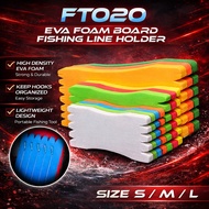 MAGNUM EVA Rig Winder Board Hook Line Holder Fishing Lure Organizer Papan Mata Kail Eva Form Board F