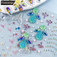 FOREVERGO DIY Eyes Face Self Adhesive Makeup Temporary Tattoo Beauty Shell Diamonds Jewels Stickers 