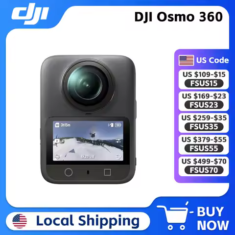 DJI Osmo 360 1-Inch 360° Imaging Native 8K 360° Video 4K/120fps & 170° Boost Video Original Brand in