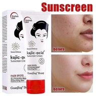 Kojic Acid Whitening UV Sunscreen SPF50 (80g) – Brightening & Moisturizing Sunblock Cream for Sun Pr