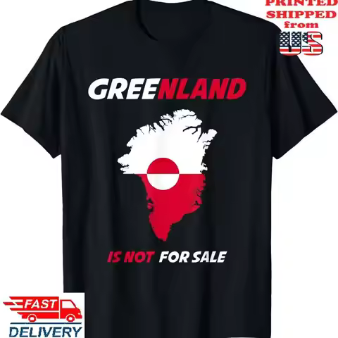Greenland Is Not For Sale Map Support Denmark T Shirt
