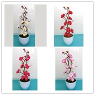 Bonsai Simulation Artificial Decorative Flower Plant Artificial Plant With Pot Home Office Plant Art