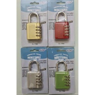 Super cute 4p 4-color number lock