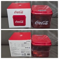 Coca-Cola 可口可樂 GERM 密封儲存膠盒 $59 (全新, 膠袋未開封, 大約11x12x12cm)