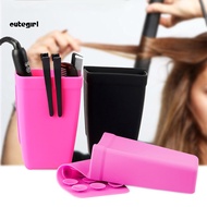 CUK-Hair Styling Tool Silicone Bag Suction Cup Heat Resistant Flat/Curling Iron Hair Straightener
