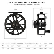 Winmax Fly Fishing Reel CNC อลูมิเนียมอัลลอยด์ขนาดใหญ่ 3/4 5/6 7/9 WT 2 + 1BB ซ้ายขวาเปลี่ยนได้สำหรั